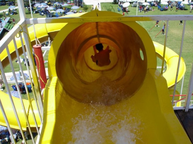  To the tube 